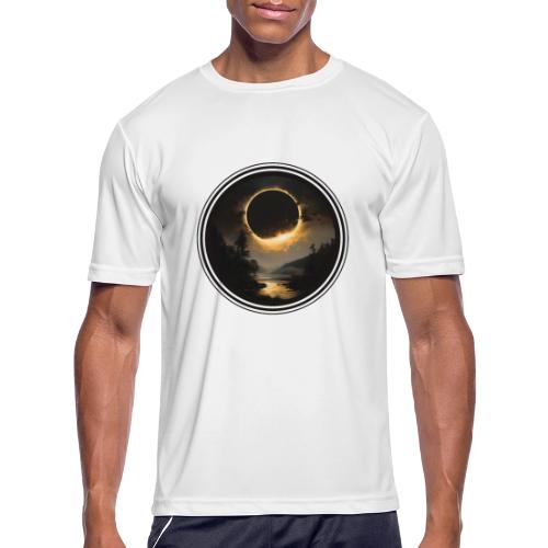 Eclipse: Shadowed Light - Men's Moisture Wicking Performance T-Shirt