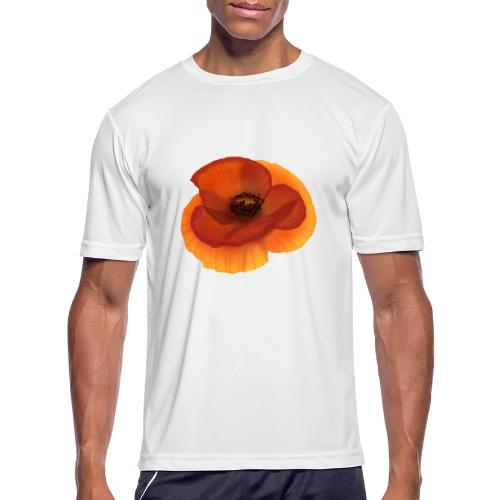 Vivid poppy - Men's Moisture Wicking Performance T-Shirt