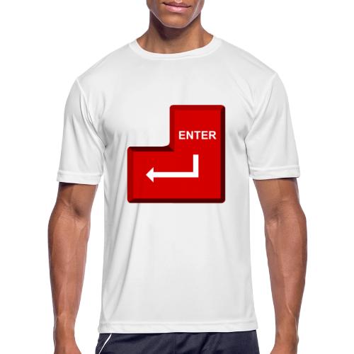 Just Press Enter - Men's Moisture Wicking Performance T-Shirt