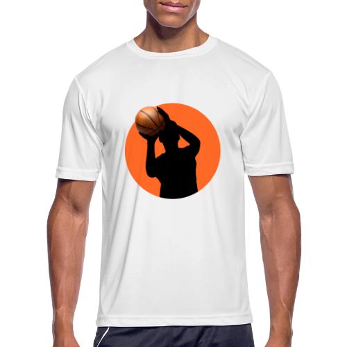 Basketball: Focused Precision - Men's Moisture Wicking Performance T-Shirt