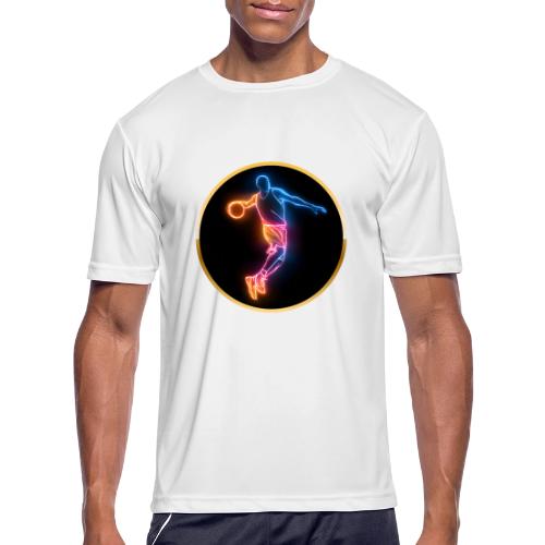 Basketball: Slam Dunk Afterglow - Men's Moisture Wicking Performance T-Shirt