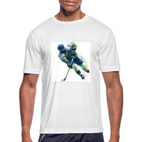Hockey: Frozen Motion - Men's Moisture Wicking Performance T-Shirt