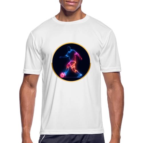 Soccer: Electric Kick Ring - Men's Moisture Wicking Performance T-Shirt