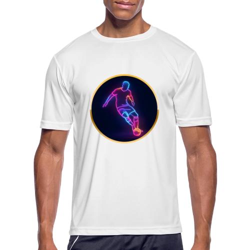Soccer: Neon Golden Goal - Men's Moisture Wicking Performance T-Shirt