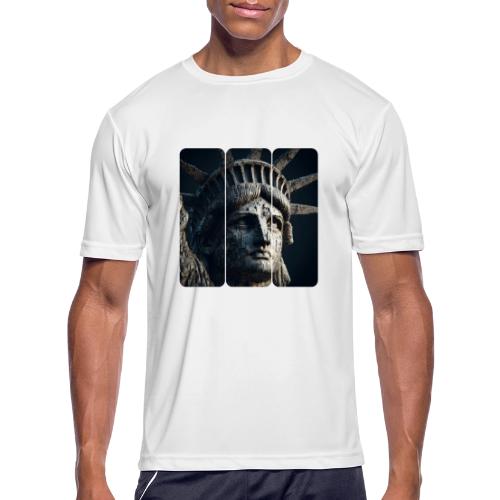 USA: Liberty in Shadows - Men's Moisture Wicking Performance T-Shirt