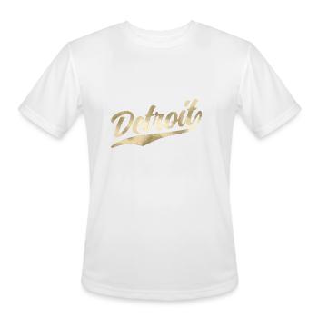 Detroit Michigan Cool Retro 1970S Vintage - Men's Moisture Wicking Performance T-Shirt - white - Front - Jackson (183cm)