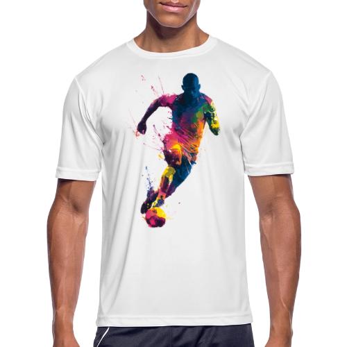Soccer: Kick of Colors - Men's Moisture Wicking Performance T-Shirt