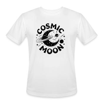 Enchanting Celestial Art and Lunar Beauty Designs - Men's Moisture Wicking Performance T-Shirt - white - Front - Jackson (183cm)