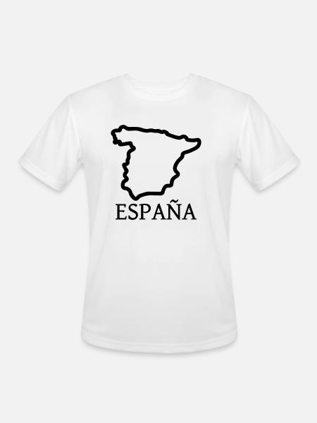 espana - Men's Moisture Wicking Performance T-Shirt - white
