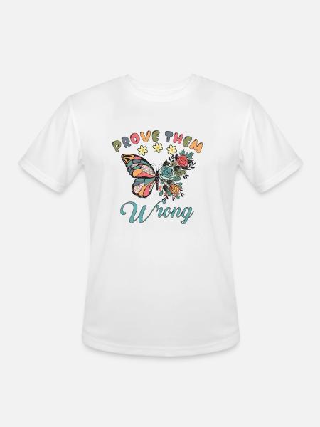 Prove them wrong - Men's Moisture Wicking Performance T-Shirt - white
