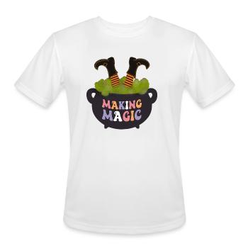 Making magic - Men's Moisture Wicking Performance T-Shirt - white - Front - Jackson (183cm)