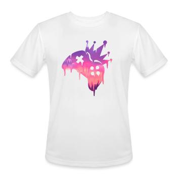 Split Screen Drip - Men's Moisture Wicking Performance T-Shirt - white - Front - Jackson (183cm)
