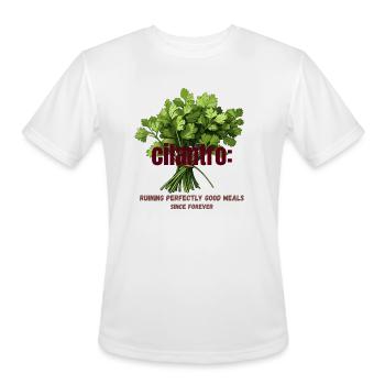 Cilantro – Ruining Perfectly Good Meals - Men's Moisture Wicking Performance T-Shirt - white - Front - Jackson (183cm)