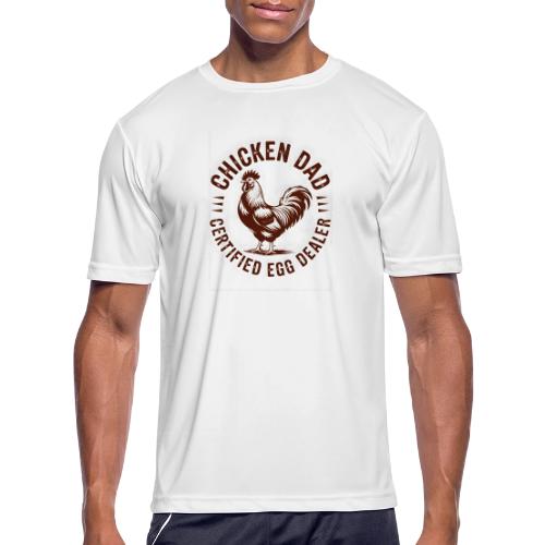 Chicken Dad – Certified Egg Dealer - Men's Moisture Wicking Performance T-Shirt