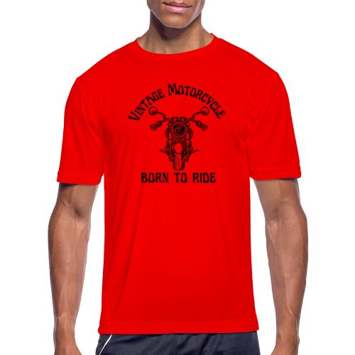 Vintage Motorcycle - Men's Moisture Wicking Performance T-Shirt