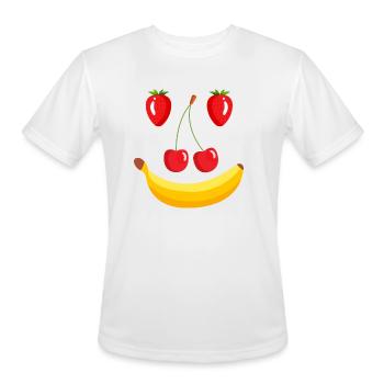 Fruits - Men's Moisture Wicking Performance T-Shirt - white - Front - Jackson (183cm)