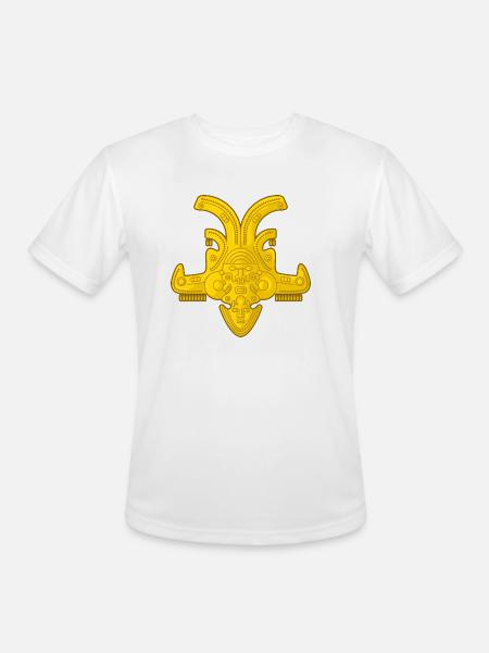 Colombian Ancient Golden Art - Men's Moisture Wicking Performance T-Shirt - white