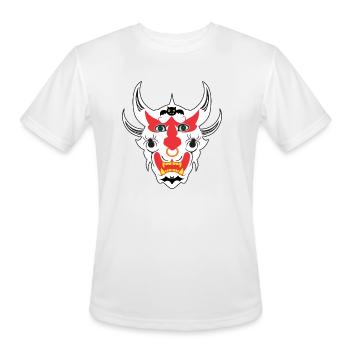 Horned Vampire - Men's Moisture Wicking Performance T-Shirt - white - Front - Jackson (183cm)