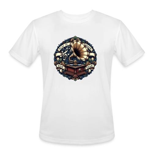 Ornate Phonograph T-Shirt - Men's Moisture Wicking Performance T-Shirt