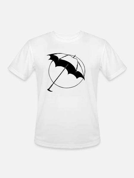 Basic Open Umbrella - Men's Moisture Wicking Performance T-Shirt - white