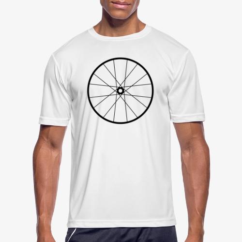 Bicycle Wheel - Men's Moisture Wicking Performance T-Shirt