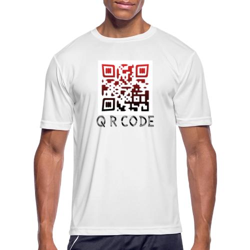 Q R code T-shirt. - Men's Moisture Wicking Performance T-Shirt
