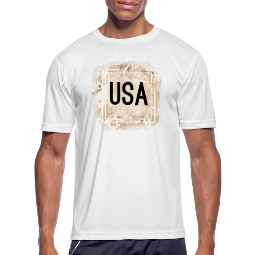 U S A t-shirt. - Men's Moisture Wicking Performance T-Shirt