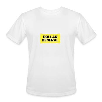 Dollar General - Men's Moisture Wicking Performance T-Shirt - white - Front - Jackson (183cm)