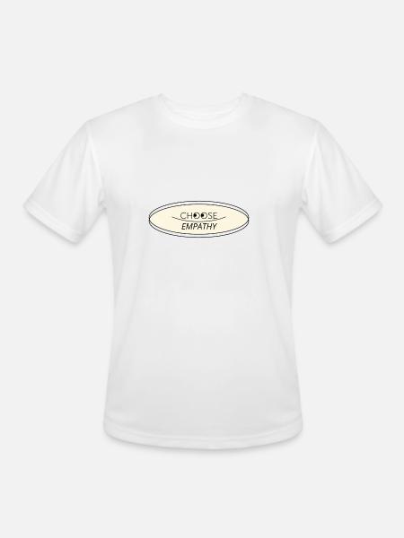 choose empathy - Men's Moisture Wicking Performance T-Shirt - white
