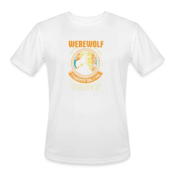 Halloween Werewolf Witching Gift Idea - Men's Moisture Wicking Performance T-Shirt - white - Front - Jackson (183cm)