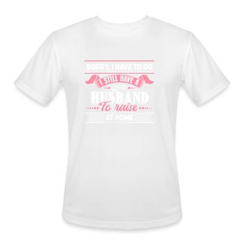Marriage Wedding Day - Men's Moisture Wicking Performance T-Shirt - white - Front - Jackson (183cm)