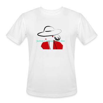 FASHION - Men's Moisture Wicking Performance T-Shirt - white - Front - Jackson (183cm)