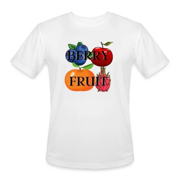 Beautiful fruit and Berry design. - Men's Moisture Wicking Performance T-Shirt - white - Front - Jackson (183cm)