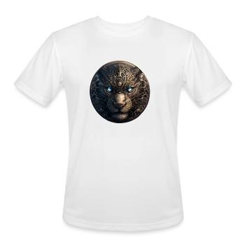 Panther coolness - Men's Moisture Wicking Performance T-Shirt - white - Front - Jackson (183cm)