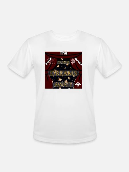 The Dream Screen - Men's Moisture Wicking Performance T-Shirt - white
