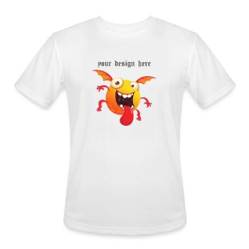 Your design - Men's Moisture Wicking Performance T-Shirt - white - Front - Jackson (183cm)