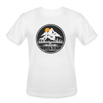 Big Mountain - Men's Moisture Wicking Performance T-Shirt - white - Front - Jackson (183cm)