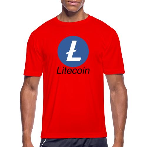 litecoin - Men's Moisture Wicking Performance T-Shirt