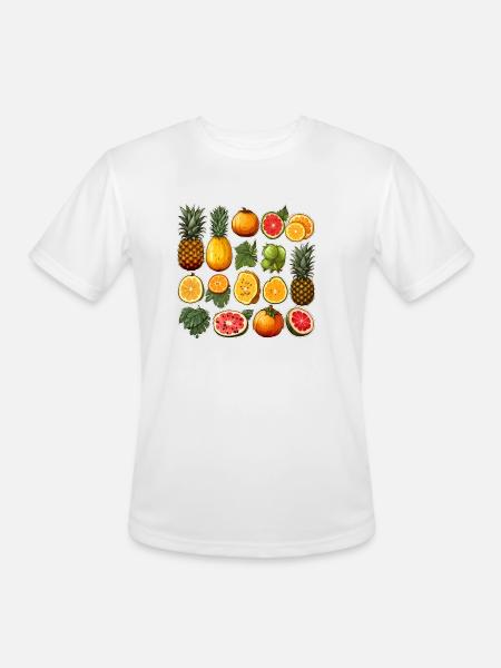 Fruits collection - Men's Moisture Wicking Performance T-Shirt - white