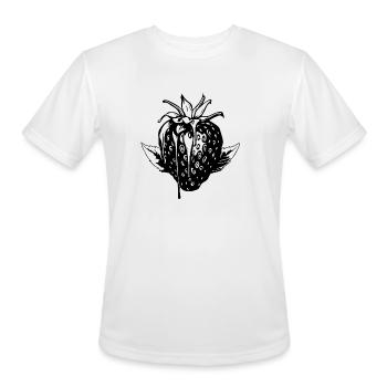 Strawberry Fruit Berries - Men's Moisture Wicking Performance T-Shirt - white - Front - Jackson (183cm)