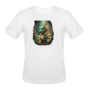 Dragons and magical creatures 3 - Men's Moisture Wicking Performance T-Shirt - white - Front - Jackson (183cm)