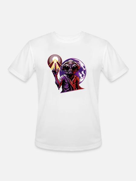 IlluminET48 - Men's Moisture Wicking Performance T-Shirt - white