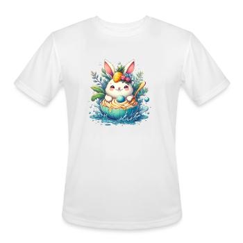 Summer, baniy - Men's Moisture Wicking Performance T-Shirt - white - Front - Jackson (183cm)