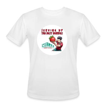Serving Up The Best Berries - Men's Moisture Wicking Performance T-Shirt - white - Front - Jackson (183cm)