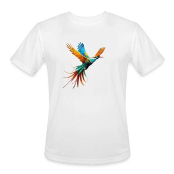 Bird of paradise - Men's Moisture Wicking Performance T-Shirt - white - Front - Jackson (183cm)
