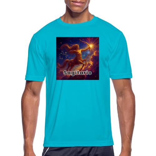 Sagittarius zodiac designs, constellations, univer - Men's Moisture Wicking Performance T-Shirt