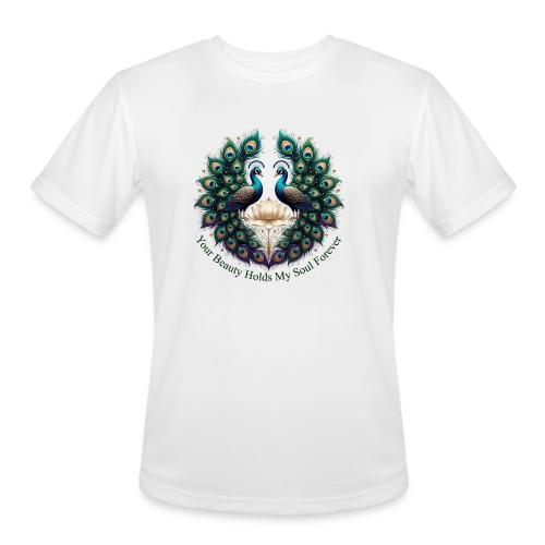 Your Beauty Holds My Soul Peacock Gifts T-Shirt - Men's Moisture Wicking Performance T-Shirt
