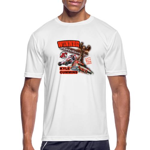 Kyle Cummins #LetsRaceTwo Winner - Men's Moisture Wicking Performance T-Shirt