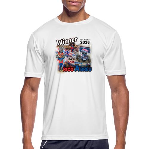Rico Abreu #LetsRaceTwo Winner - Men's Moisture Wicking Performance T-Shirt