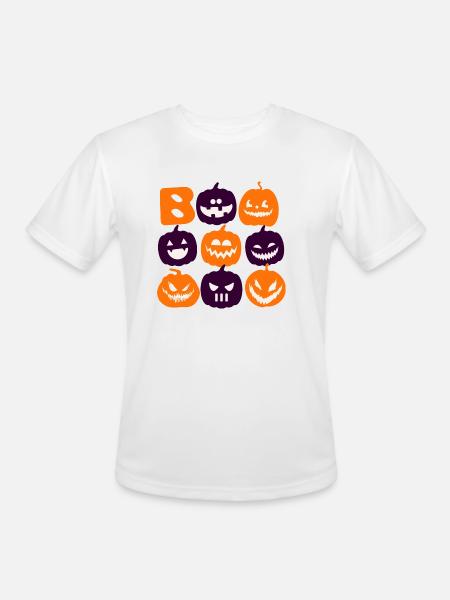 Boo - Men's Moisture Wicking Performance T-Shirt - white